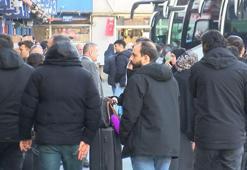 Otogarda yarıyıl tatili yoğunluğu
