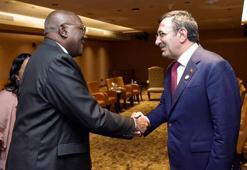 Cumhurbaşkanı Yardımcısı Yılmaz, Küba Cumhurbaşkanı Yardımcısı Mesa ve Uganda Başbakanı Nabbanja ile görüştü