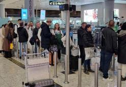 İstanbul Havalimanı'nda yarıyıl tatili yoğunluğu
