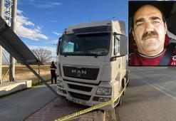 Arkadaşının hareket ettirdiği TIR'ın devirdiği yön levhasıyla yaralanan sürücü öldü