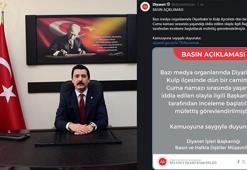 Diyanet, imam ile kaymakam arasındaki hutbe tartışmasına ilişkin müfettiş görevlendirdi