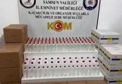 Samsun'da 1 ton 56 litre etil alkol ele geçirildi