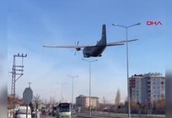 Kayseri'de arızalanan askeri uçak, zorunlu iniş yaptı