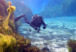'Doğal akvaryum’ Gökpınar Gölü'ne eksi 7 derecede irtifa dalışı