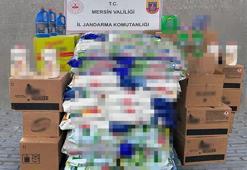 Mersin'de 12 ton sahte temizlik ürünü ele geçirildi; 3 gözaltı