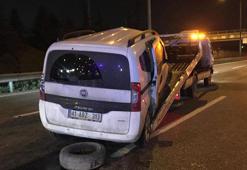 Hafif ticari araç otomobile arkadan çarptı: 4 yaralı