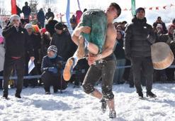 2 bin rakımlı yaylada kış festivali