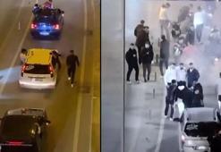 Asker uğurlamasında yol kapattılar