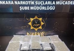 Ankara'da 5 kilo esrar ele geçirildi; 3 gözaltı