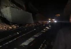 Artvin- Borçka karayolunda heyelan; risk nedeniyle çalışma başlatılamadı