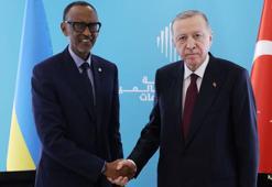 Cumhurbaşkanı Erdoğan, Ruanda Cumhurbaşkanı Kagame ile görüştü