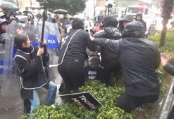 Şanlıurfa’da, izinsiz yürüyüşe biber gazlı müdahale