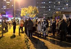 Başakşehir’de kediyi tekmeleyerek öldüren İbrahim Keloğlan'ın serbest bırakılması oturduğu sitede protesto edildi