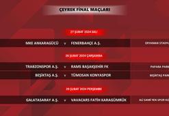 Ziraat Türkiye Kupası Çeyrek Final programı açıklandı