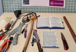 Uzaklaştırma kararı bulunan eşinin evine zorla girmek isteyen koca, tutuklandı