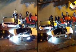 Tuzla'da asker eğlencesinde yolu kapatıp dans ettiler