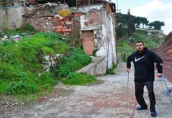 Paralimpik milli yüzücünün yaşadığı bölge için heyelan korkusu