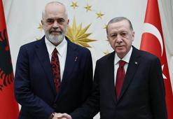 Cumhurbaşkanı Erdoğan, Arnavutluk Başbakanı Rama'yı resmi törenle karşıladı