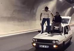 Seyir halindeki otomobilin üzerine çıkıp, ellerini yıkayanlara 7 bin lira ceza