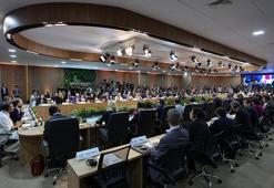 Bakan Fidan, 'G20 Dışişleri Bakanları Toplantısı'nda mevkidaşlarına hitap etti