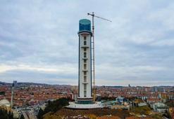 Cumhuriyet Kulesi'nin cam çatısı dağcılara emanet