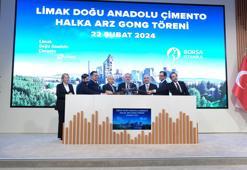Borsa İstanbul'da gong Limak Doğu Anadolu Çimento için çaldı