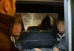 3 çocuk, 'düz kontak' yöntemiyle çalıştırdıkları otomobille 70 kilometre sonra yakalandı