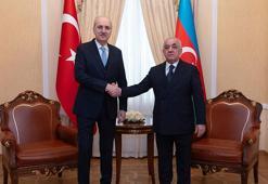 TBMM Başkanı Kurtulmuş, Azerbaycan Başbakanı Asadov ile görüştü