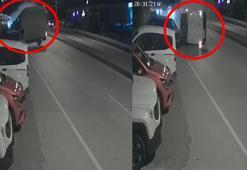 Bodrum'da kamyonet, park halindeki 4 araca çarptı; o anlar kamerada