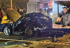 Otomobil, park halindeki araca çarptı; 1 ölü, 5 yaralı