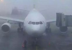 Hava ulaşımına sis engeli