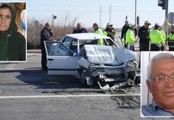 Kırmızıda bekleyen hafif ticari araca çarpan otomobilin sürücüsü ve eşi öldü