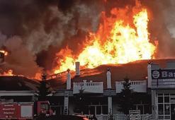 Yozgat'ta yangın çıkan dinlenme tesisi küle döndü