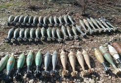 MSB: Pençe-Kaplan bölgesinde çok sayıda havan mühimmatı ele geçirildi