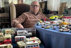 Emekli doktorun oyuncak ambulans koleksiyonu
