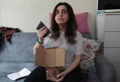 Sipariş ettiği tablet yerine taş geldi