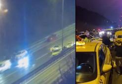 FSM Köprüsü'nde makas kazası kamerada: 5 yaralı