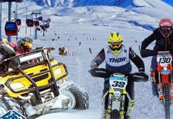 Erciyes'te Dünya Kar Motosikleti Şampiyonası heyecanı başlıyor
