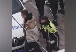 Yol denetiminde polise çarpıp, kaçan motosikletli yakalandı