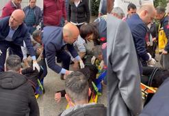 AK Parti’nin doktor başkan adayı, yaralıya ilk müdahaleyi yaptı