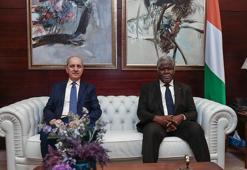 TBMM Başkanı Kurtulmuş, Fildişi Sahili Başbakanı Mambe ile görüştü