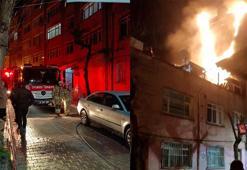 Fatih'te 5 katlı binada yangın; itfaiye dar sokaklarda alevlere müdahalede zorlandı