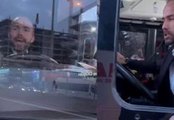 Kadıköy'de kaza yapan İETT şoförü, otobüsü sürücünün üzerine sürdü