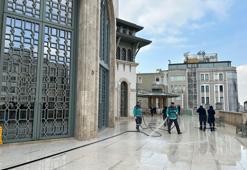Taksim Cami'nde Ramazan hazırlıkları tamamlandı
