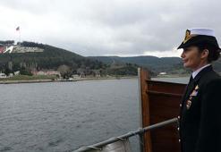 Türkiye'nin ilk kadın amirali, TCG Nusret ile seyir yaptı