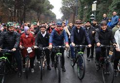Dünyanın en uzun bisiklet hattı Beykoz'da oluşturuldu