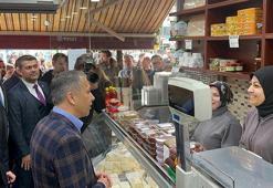 Bakan Yerlikaya'dan Tekirdağ'da esnaf ziyareti