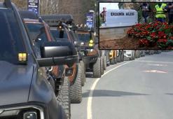 Oğuz Murat Acı için Off-Road araçlarıyla 'Adalet Konvoyu' düzenlendi