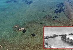 İngilizlerin tahliye için kullandığı layter, Çanakkale Savaşları'ndan izler taşıyor