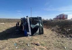 Ankara'da EGO otobüsü şarampole devrildi: 20 yaralı